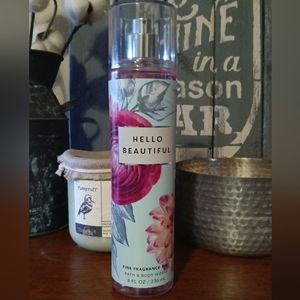Bath and Body Works Fine Fragrance Mist 8 oz Hello Beautiful